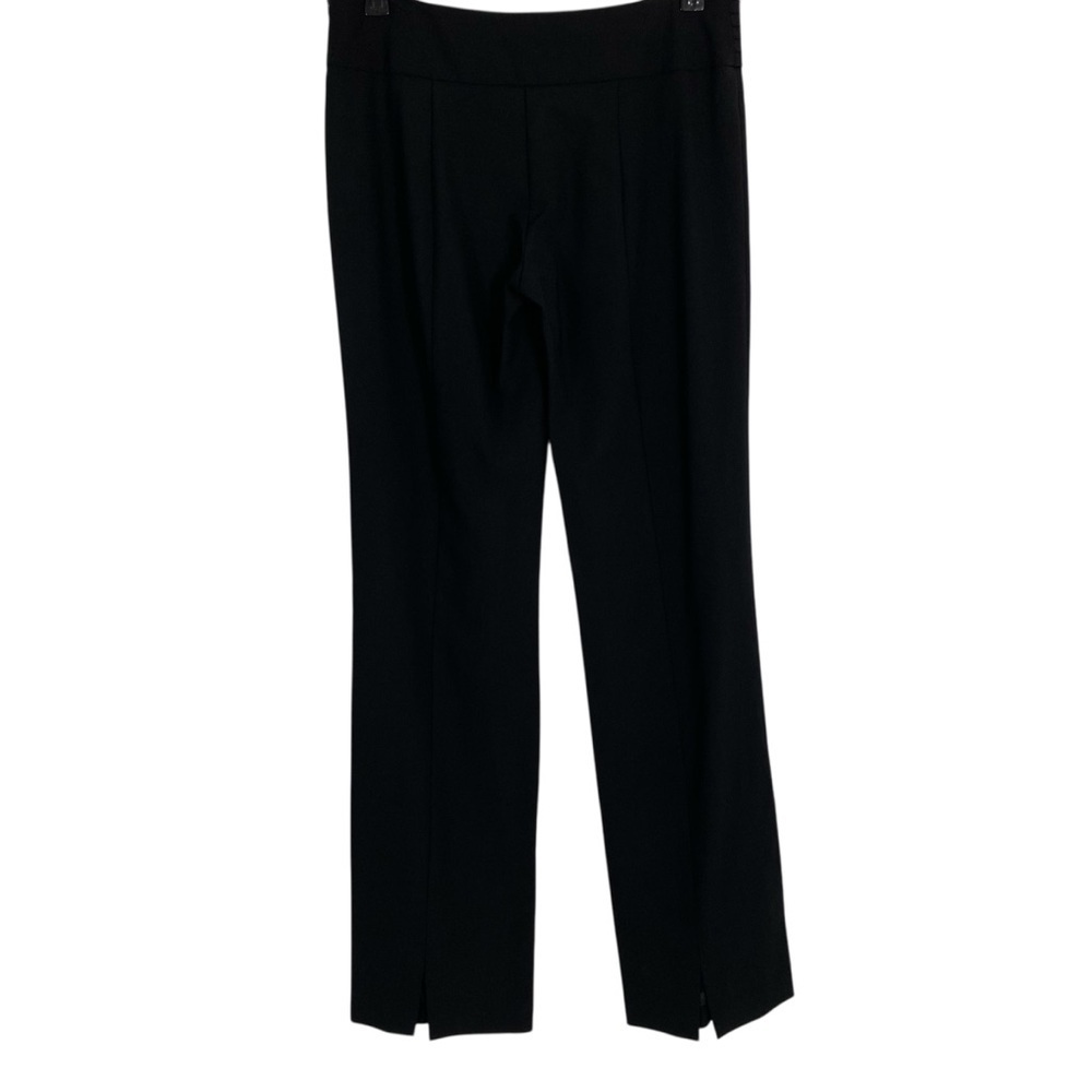 BCBGMAXAZRIA Womens Dress Pants Size 6 Black Rayon Wool Spandex Blend Bootcut - Picture 3 of 10